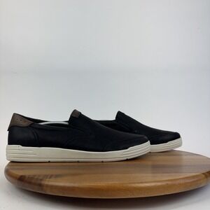 Mens Nunn Bush Kore City Walk Moc Toe Slip On Black Casual Sneaker Size 14 M GUC